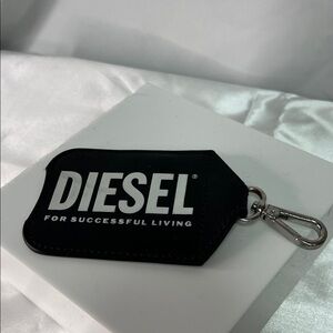 Diesel Black Key Holder with Silver Clip